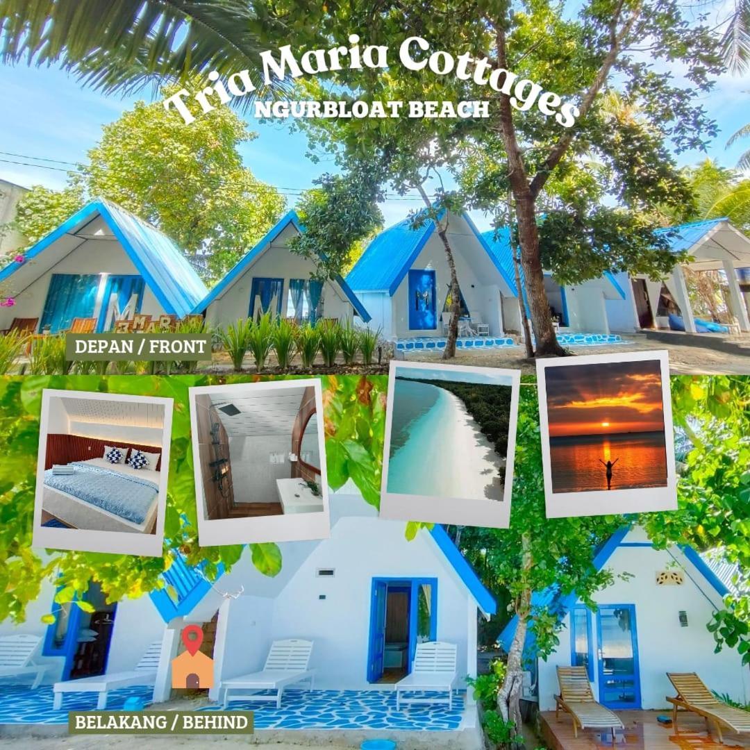 Tria Maria Cottage Ngurbloat Екстер'єр фото